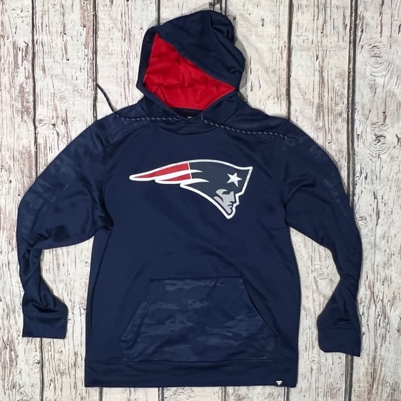 New England Patriots NFL Football Womens Hoodie Pullover Sweatshirt - Picture 1 of 6